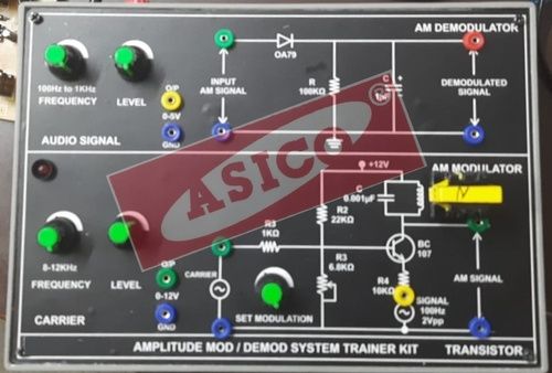 Amplitude Modulation and Demodulation using Transistors