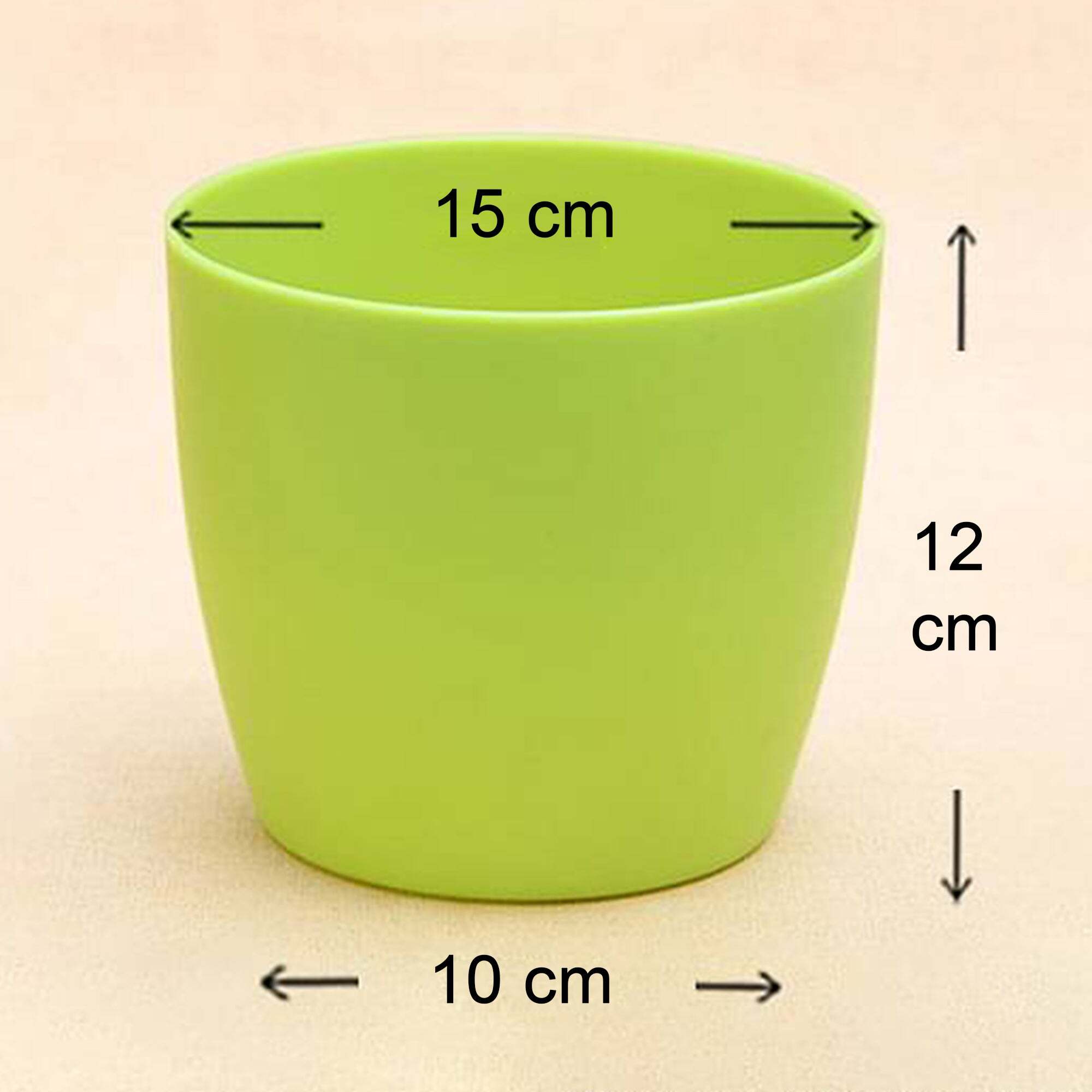 FLOWER POTS ROUND SHAPE FOR INDOOR/OUTDOOR GARDENING (1191)