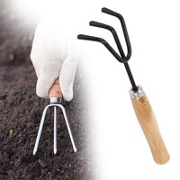 GARDENING TOOLS SEED HANDHELD SHOVEL RAKE SPADE TROWEL WITH PRUNING SHEAR (1571)