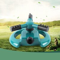 3 ARM 360 SECTOR ROTATING WATER SPRINKLER GARDEN PIPE HOSE IRRIGATION YARD (1677)