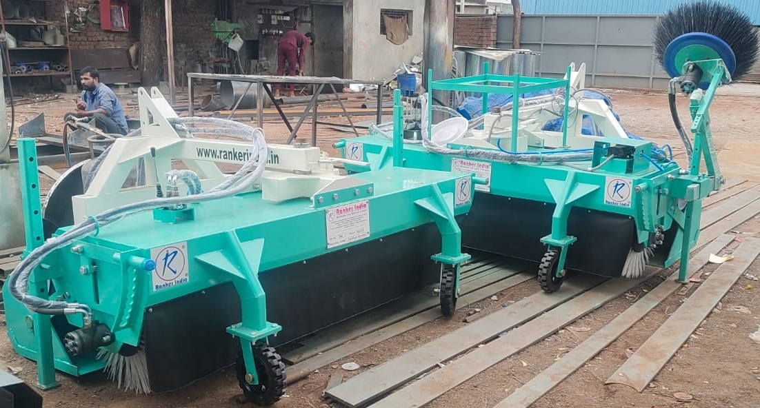 Tractor mounted Road Broomer Sweeper