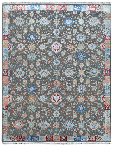 Beige/beige 20380 Hand Knotted Carpet