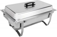 Stainless Steel Rectangular Chafing Dish - Elegant Design, Durable Finish, Perfect For Catering And Events