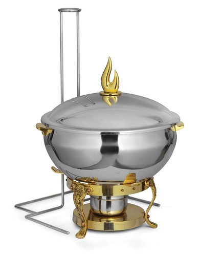 Round Chafing Dish with Lid
