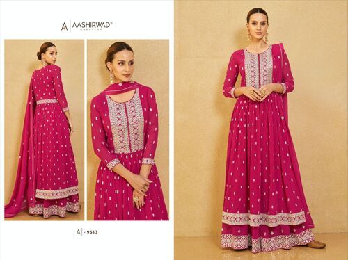 Different Colours Available Sharara Suit By Aashirwad Creation