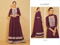 Sharara Suit By Aashirwad Creation