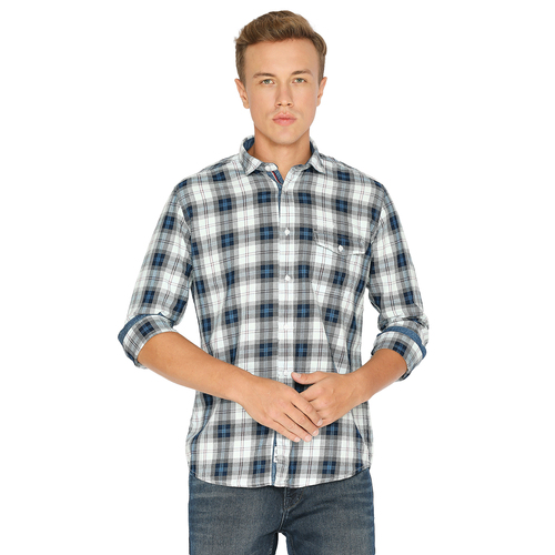 Lawman Men's Casual Checkered Shirt