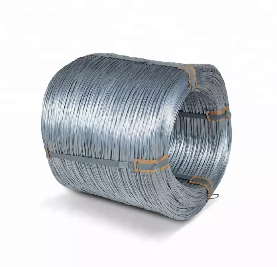 Hot dipped galvanized steel wire 12/ 16/ 18 gauge electro galvanized gi iron binding wire