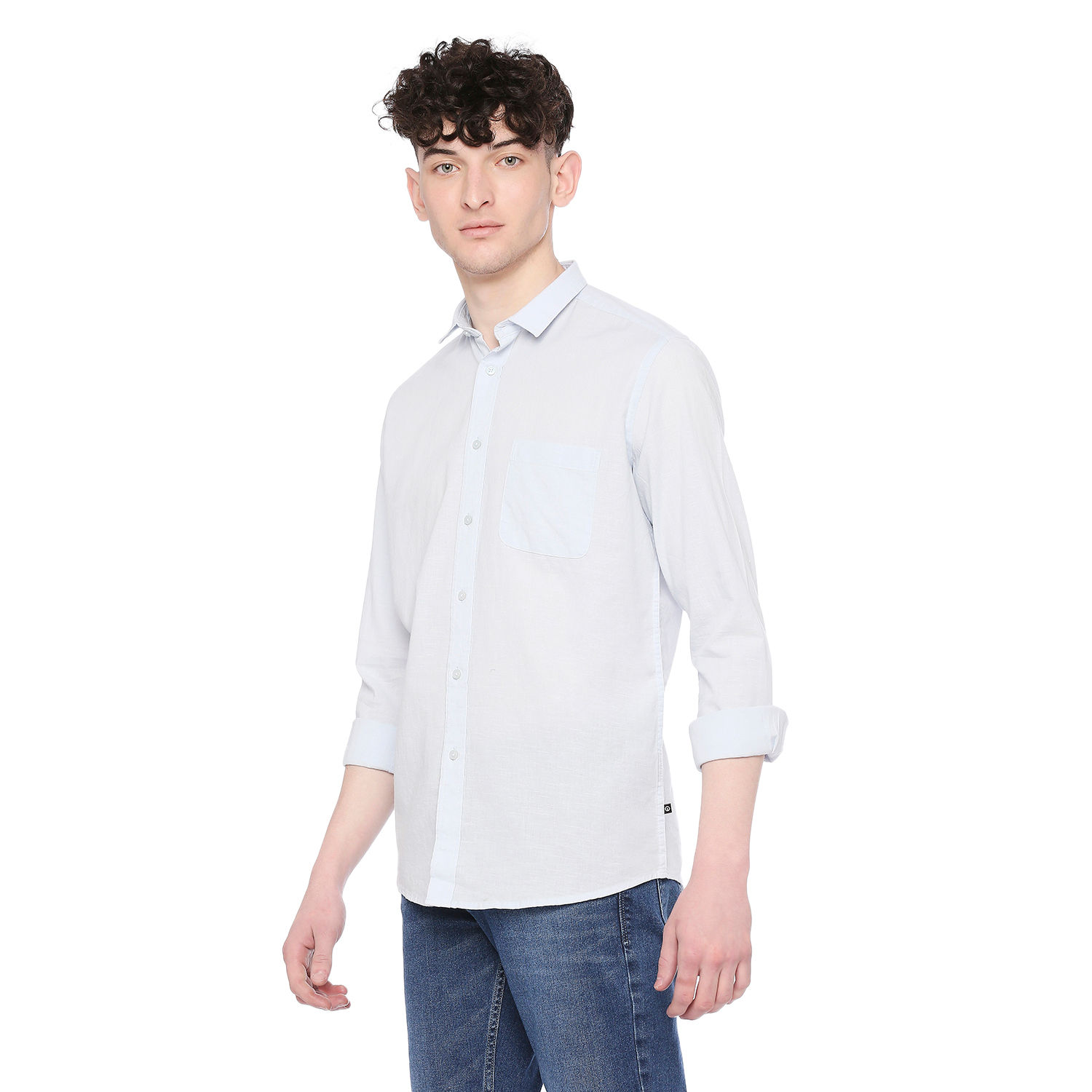 Integriti Full Sleeves White Shirts