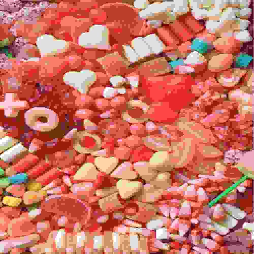 Dextrose Candy - Sweet Flavor, Solid Form in Piece Shapes | Eggless, Available in Various Pack Sizes