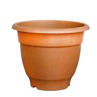 GARDEN HEAVY PLASTIC PLANTER POT GAMLA 17X14 INCH COLOR MAY VARY (1PC) (1720)