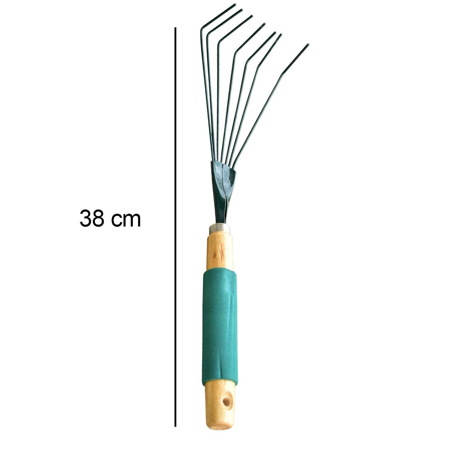 STAINLESS STEEL TOOTH GARDEN LEAF RAKE (1741)