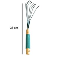 STAINLESS STEEL TOOTH GARDEN LEAF RAKE (1741)
