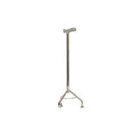 Tripod Walking Stick - Lightweight Plastic & Stainless Steel, Comfortable Grip For Stability And Support