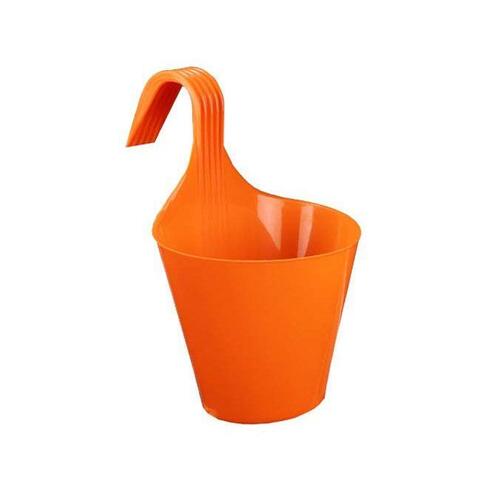 PLASTIC HANGING PLANTER POT MULTICOLOUR (3850) - Plastic Material 24x19x27 cm Size Assorted Colors | Ideal for Indoor and Outdoor Decoration