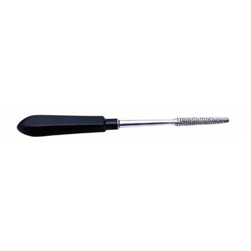 Surgical Table Bone File Round With Black Handle