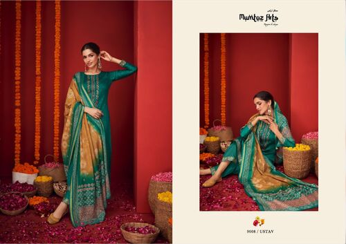 Pure Lawn Cotton Suit By Mumtaz Arts