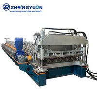 Aluminum Roof Tile Galvanized Making Profile Steel Corrugated Sheet Roll Forming Machine