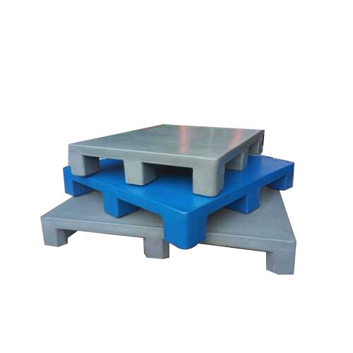 Roto Molded Plastics Pallet - Color: Blue