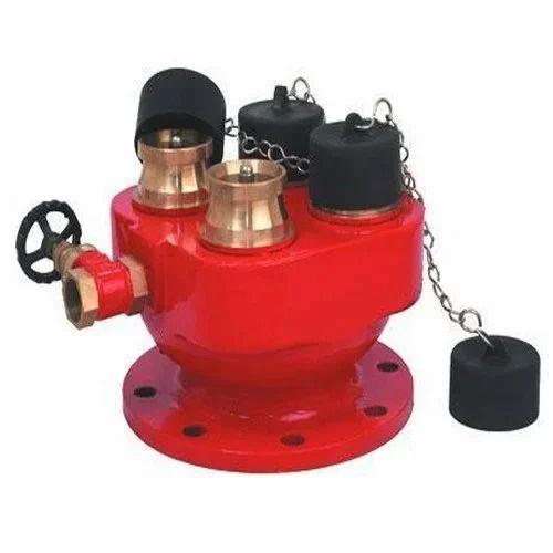 4 Way Fire Brigade Inlet Hydrant Valve