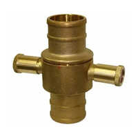 Gm Male Female Coupling - Brass, Polished Finish , Reliable Connection For Plumbing And Hydraulic Applications