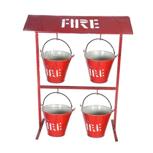 4 Bucket Fire Bucket Stand