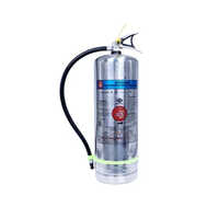 K Type Fire Extinguisher - Color: Silver