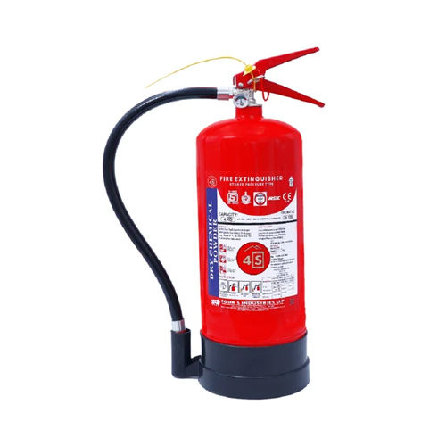 Red 4 Kg Dry Chemical Powder Stored Pressure Fire Extinguisher Premium