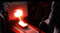 Induction Based Copper Melting Furnace with Tilting Unit