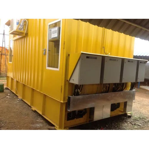 Yellow Prefabricated E House Structure