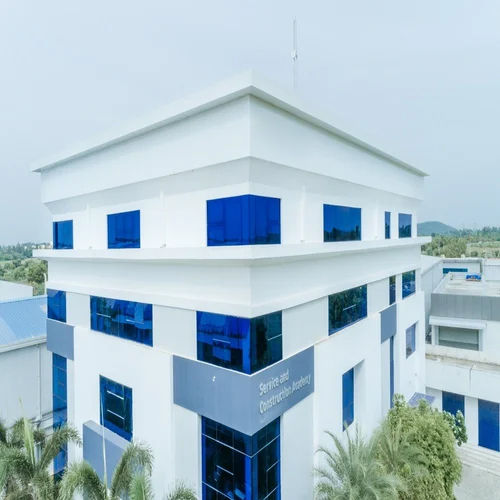 Multicolor Modular Office Building