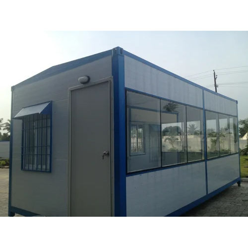 White And Blue Puf Insulated Office Container