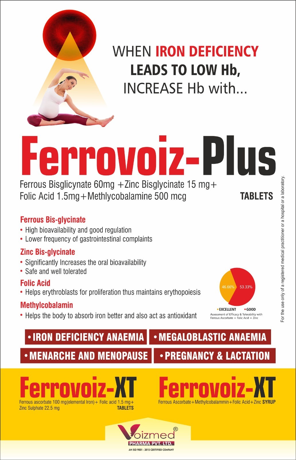 ferrous bisglycinate zinc bisglycinate folic acid methylcobalamin