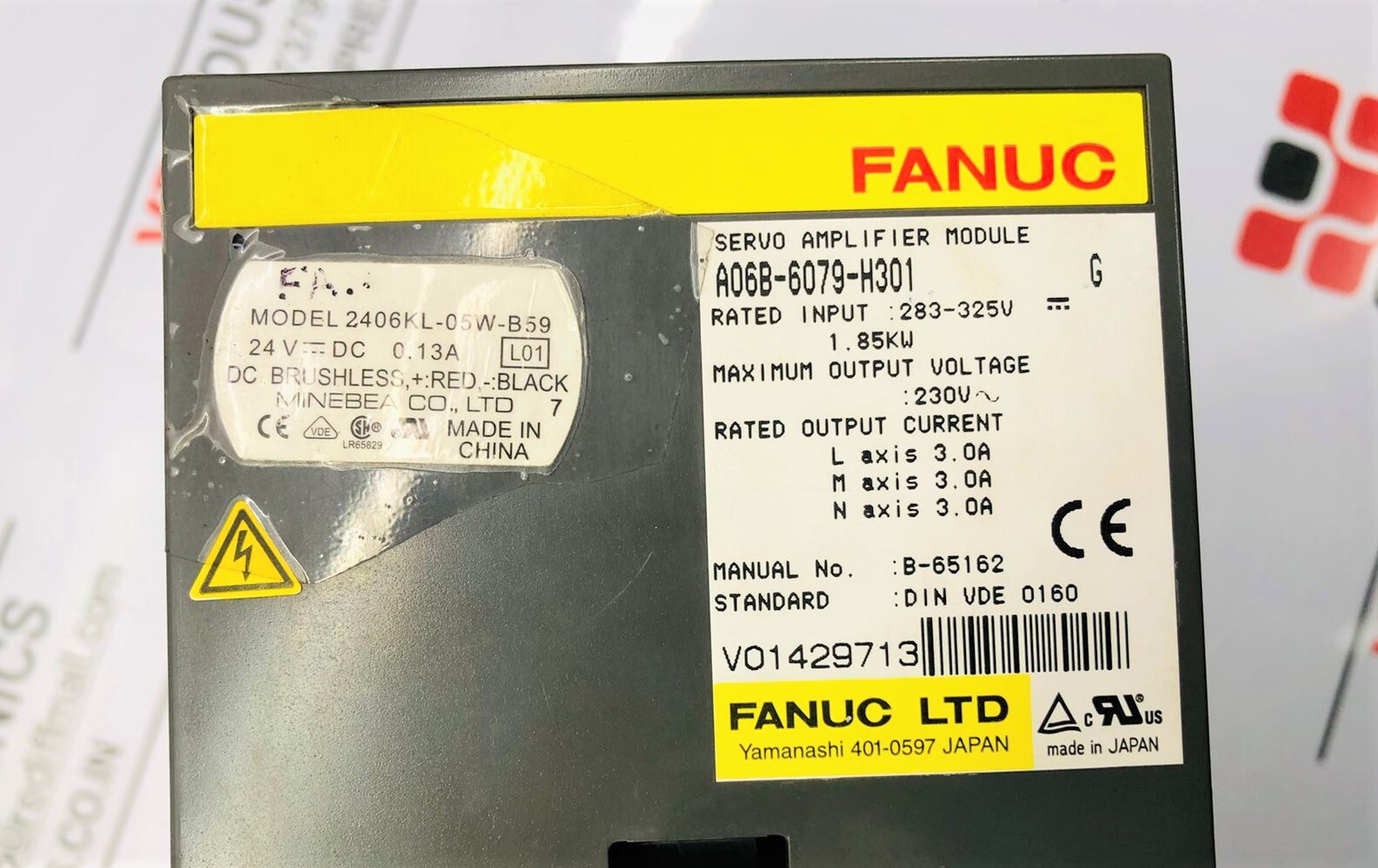 FANUC SERVO AMPLIFIER MODULE A06B-6079-H301