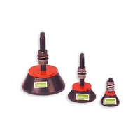 Avmount Mild Steel Machine Mount - Mild Steel, Different Sizes, Black Color | Vibration & Shock Protection, Corrosion-resistant, Extreme Temperature Withstanding