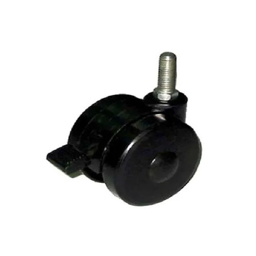 Black Mild Steel Caster Wheel