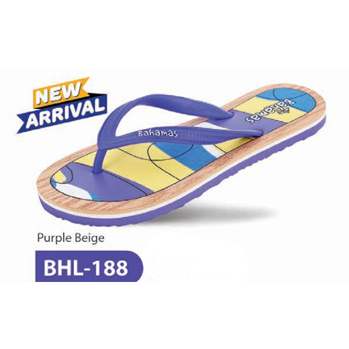BHL 188 Purple Beige Slipper
