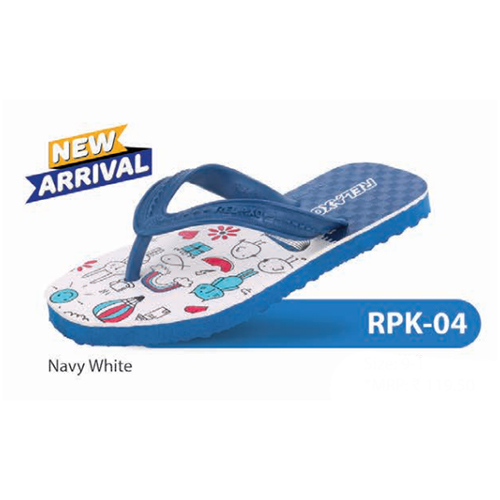 RPK 04 Navy White Slipper