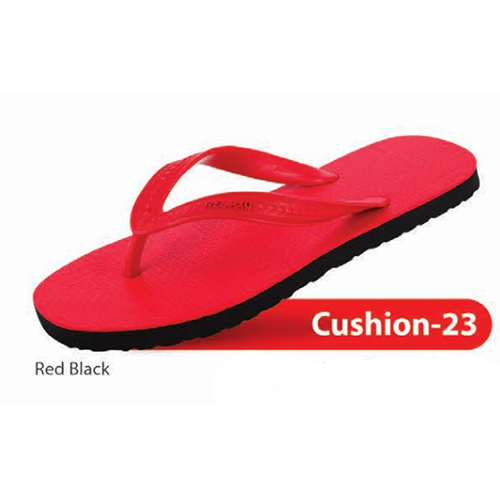 Cushion 23 Red Black Hawai Slipper