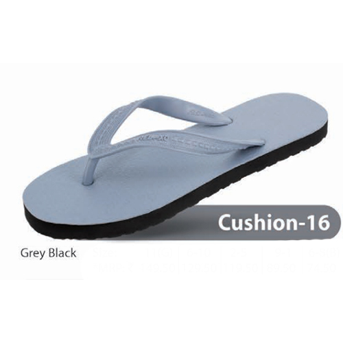 Cushion 16 Grey Black Hawai Slipper