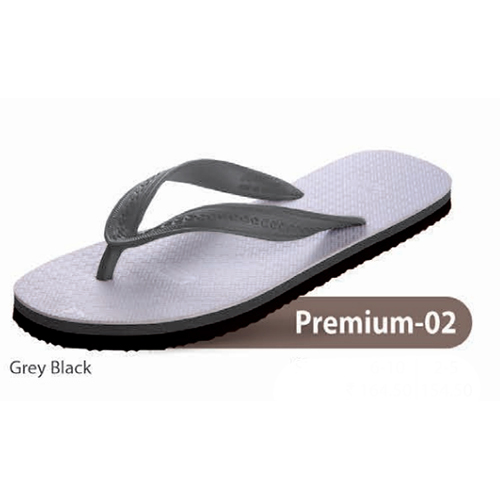 Premium 02 Grey Black Hawai Slipper