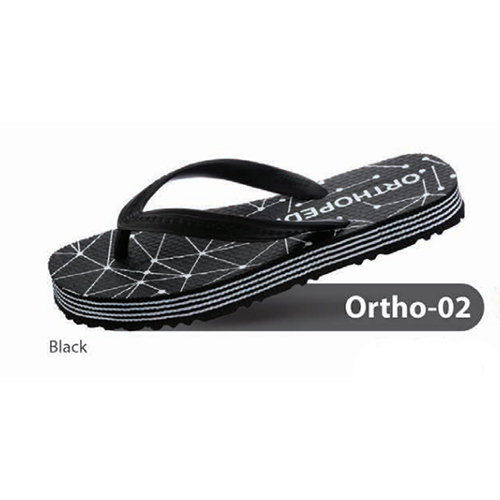 Ortho 02 Black Hawai Slipper