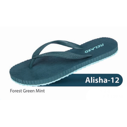 Alisha 12 Forest Green Mint Hawai Slipper
