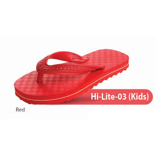 Hi Lite 03 (Kids) Red Hawai Slipper