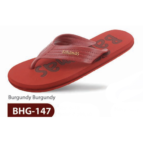 BHG 147 Burgundy Burgundy Mens Slipper