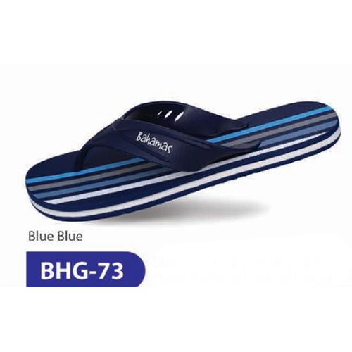 BHG 73 Blue Blue Mens Slipper