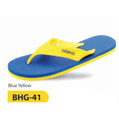 BHG 41 Blue Yellow Mens Slipper