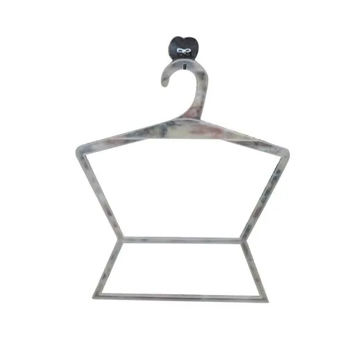 Plastic Frock Hanger - Plastic Material | Versatile Garment Hanger for Skirts, Space-Saving Design with Non-Slip Grip