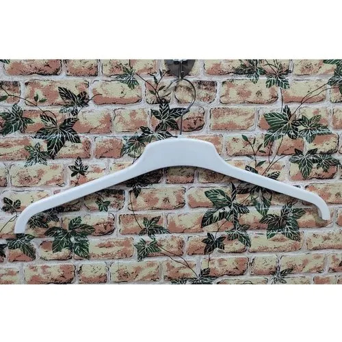 White Plastic Shirt Hanger