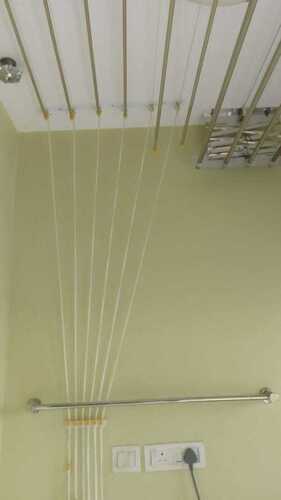 CEILING MOUNTED PULLEY TYPE CLOTH HANGERS 